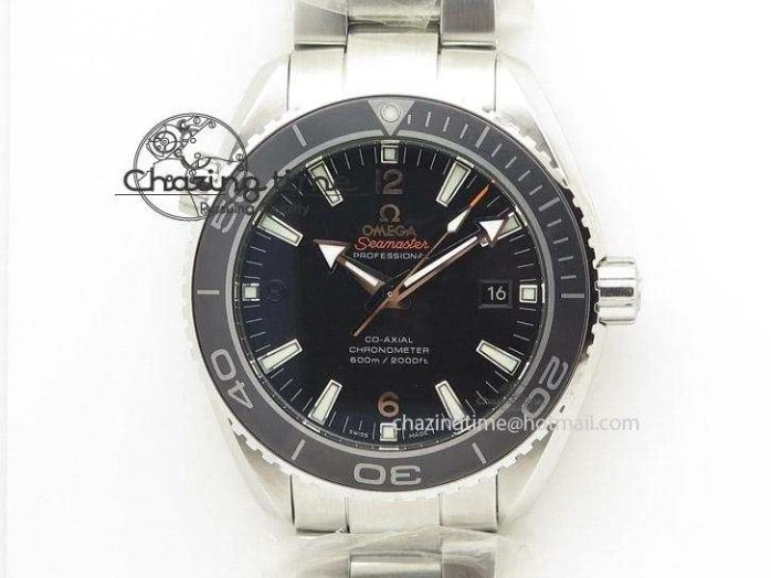 1219 Vintage Seamaster 300 No Date SS B12 Black Dial On Brown Leather Strap A2836 (Free Nylon Strap) Comfortable 7912